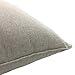 YOUR SMILE Solid Color Grey Jean Decorative Throw Pillow Case Cushion Cover Pillowcase for Sofa 18 x 18 Inch, Set of 4