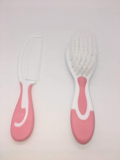 pink baby brush