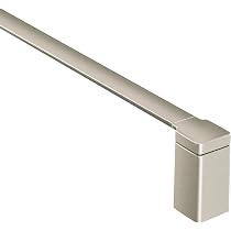 Moen 90 Grad Posi-Temp Dusch-Armatur Set Gebürstet Nickel – Ohne Ventil, Mit Regendusche