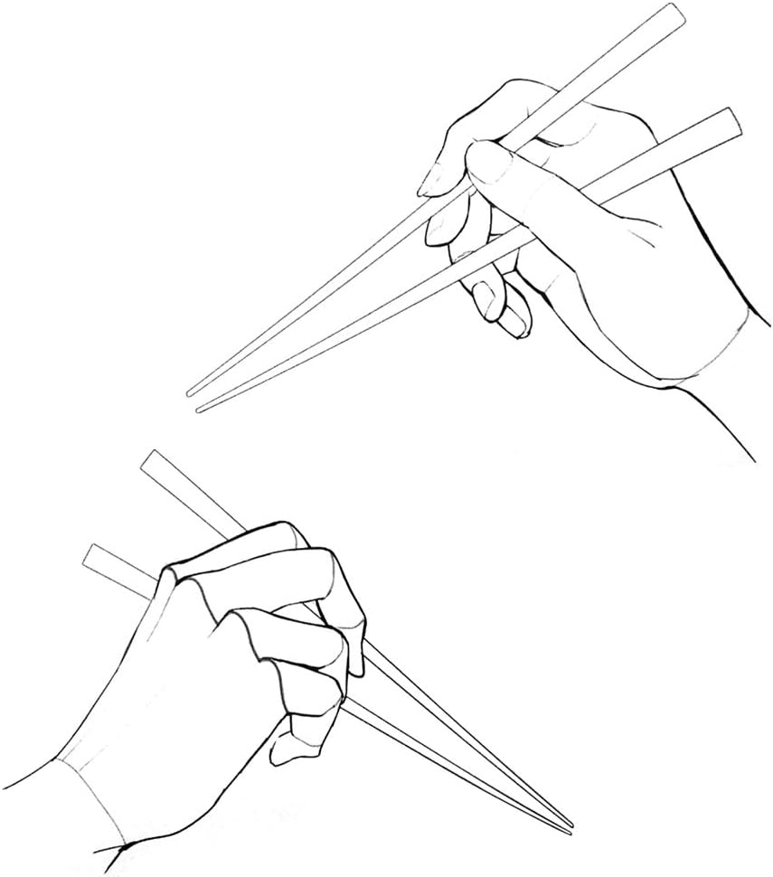 5 works Stainless Steel Chopsticks Chinese Japanese Korean Chopsticks (B) - Image 4