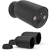 OkeMeeo Silicone Skin for TP-Link Tapo MagCam C425 2K QHD (Camera Not Included), Black, 2 Pack