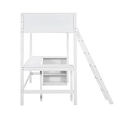 Harper & Bright Designs Twin Size Loft Bed with