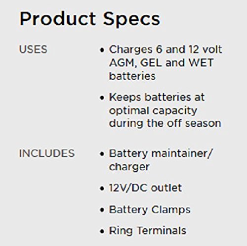 BLACK+DECKER BM3B 6V and 12V Automatic Battery Charger / Maintainer