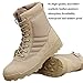 KARKEIN Military Tactical Side Zipper Lace Up combat Boots Breathable Desert Outdoor Hiking Shoes for men and women