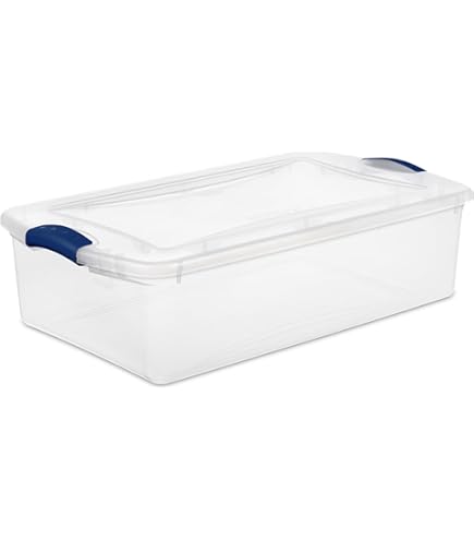 Amazon.com - Extra Large Storage Tote with Lid 26.9