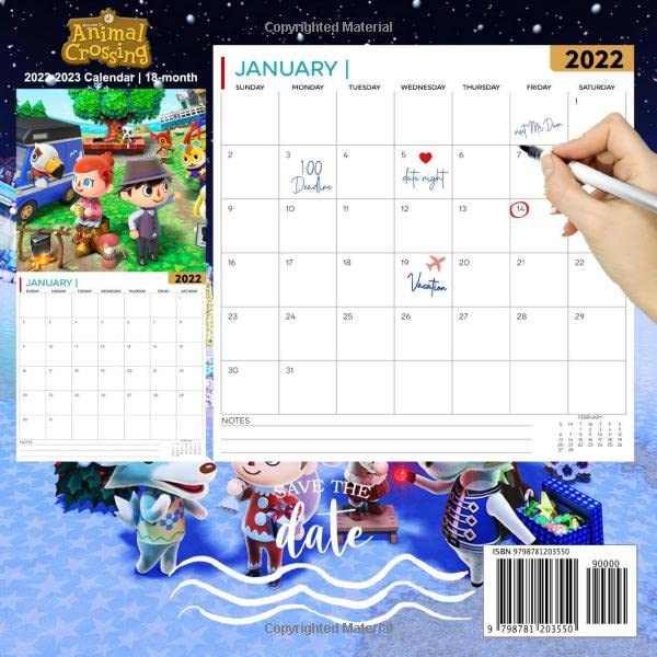 Acnl Calendrier 2023 Animal Crossing: Official 2022 Calendar - Video Game Calendar 2022 - Animal  Crossing -18 Monthly 2022-2023 Calendar - Planner Gifts For Boys Girls ...  Games Kalendar Calendario Calendrier). 14: Franklin Ingram: 9798781203550:  Amazon.com: Books