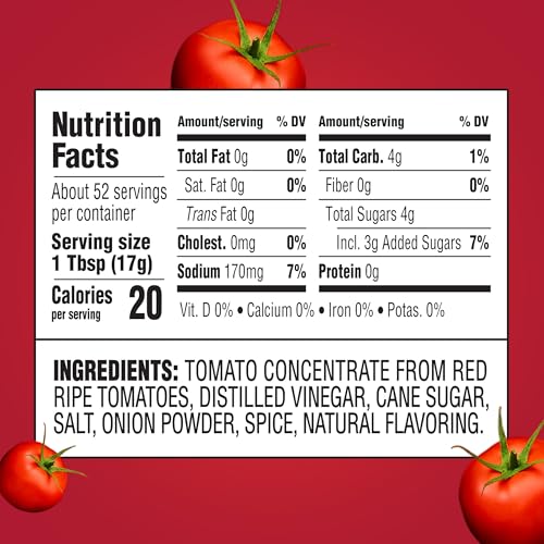 HEINZ SIMPLY TOMATO KETCHUP WITH NO ARTIFICIAL SWEETENERS (31 OZ BOTTLE)
