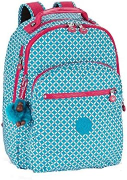Kipling Seoul Laptop Backpack BLUE TILE PR