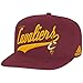 NBA Cleveland Cavaliers Men's Tail Sweep Flat Brim Snapback Hat, Burgundy, One Size