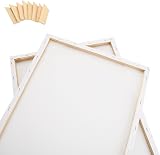 ASelected 6Pcs Art Canvas 40x50cm Cotton White Blank Canvases for Painting view 3