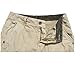 JoJoJoy Men's Casual Loose Fit Cargo Shorts, Straight Multi-Pocket Cotton Outdoor Wear Khaki Size 36