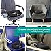 Donut Tailbone & Coccyx Seat Cushion | Pain Relief Pillow for Hemorrhoid, Prostate, Pregnancy, Post Natal, Post Surgery, Sciatica | 550g%100 Memory Foam Provides Luxury Comfort (Black)