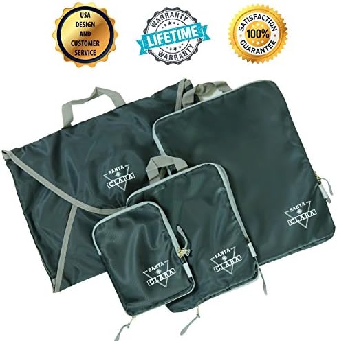 Packing Cubes Travel Accessories for Luggage Bags - Cube Suitcase Organizer Pods