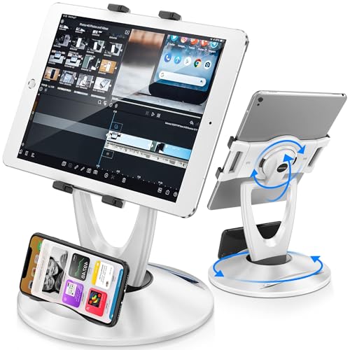 DeskLogics Rotating Tablet POS Stand