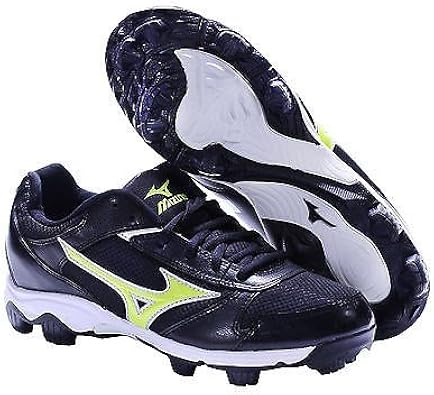 black and yellow softball cleats
