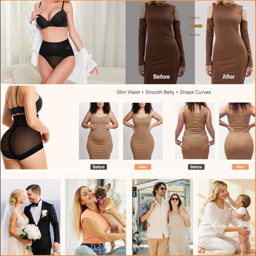 2 Piezas Ropa Interior Mujer, Panties para Mujeres, Calzon Antideslizante, Fajas Postparto Calzones de Mujer, Bragas Mujeres Cintura Faja Postparto, Faja Post Parto y Post Cesarea, Control de Abdomen