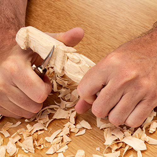 Elemental Tools Whittling Knife Wood Carving Knife for Detail Knife