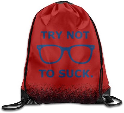 Try Not To Suck Cubs Maddon White Gym Sackpack