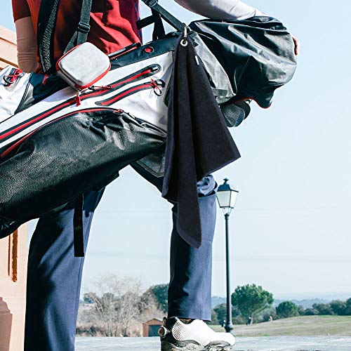 image for Merssyria Golf Towels, Microfiber Golf Towel for Bags, Golf Club Ball 