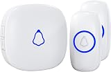 SECRUI Wireless Doorbell 1000 ft IP55 Waterproof 58 Melodies Plug Receiver view 1