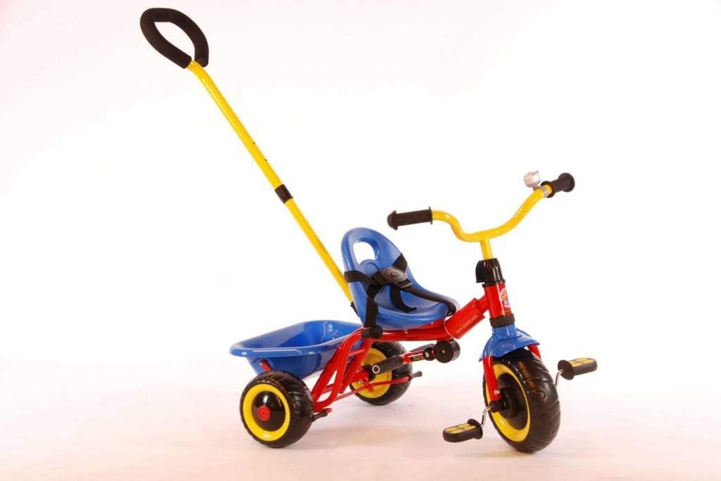 Yipeeh Kids Deluxe Metal Tricycle, Red, Yellow