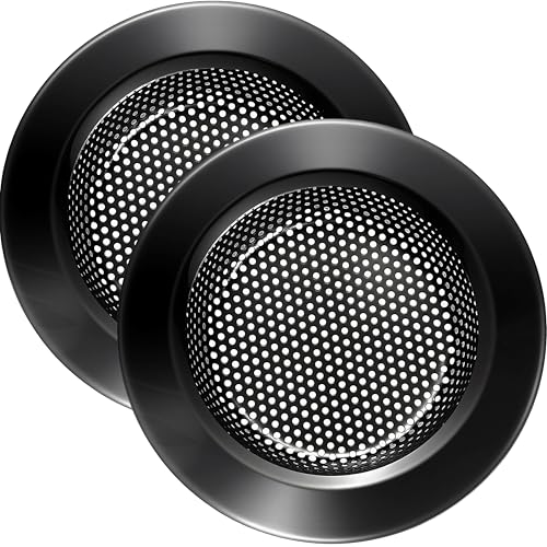 LASSHSWA Kitchen Sink Strainer Stainless Steel, Kitchen Sink Drain Strainer, Silver-Black Sink Strainers for Kitchen Sinks with Large Wide Rim 4.5