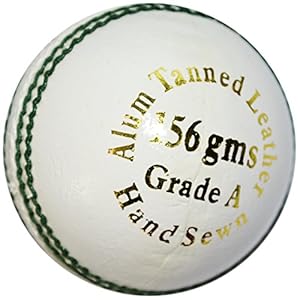 Kookaburra Gold King Cricket Ball, White