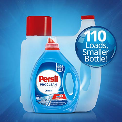 Persil ProClean Power-Liquid Laundry Detergent, Original Scent, 2X Concentrated, 110 Loads