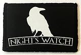 Game of Thrones Nights Watch Morale Military Tactical Velcro Patch 2x3 Hook Velcro Made in The USA Perfect for Your Rucksack, Pack Bag, Molle Gear, Operator Hat Or Cap!