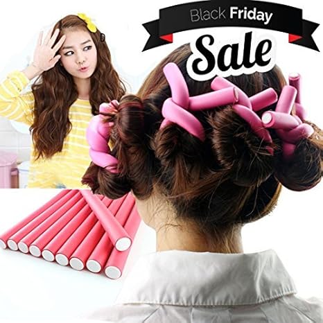 Beauty Forever Hairstyle Foam Curler Tool Spiral Hair Bendable