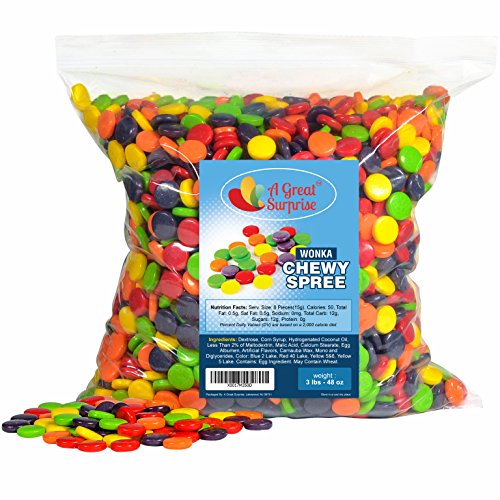 Spree Candy Spree Chewy Candy by Wonka, 3 LB Bulk Candy Buy Online