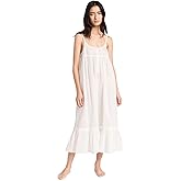 THE GREAT. Women's The Eyelet Ruffle Tank Night Dress