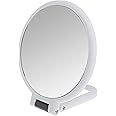 Danielle Soft Touch Hand Held Mirror, White
