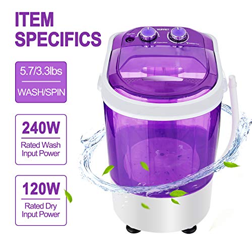 2 KUPPET+Portable+Washing+Semi+Automatic+Translucent