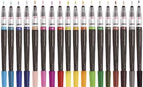 Pentel Color Brush black pen