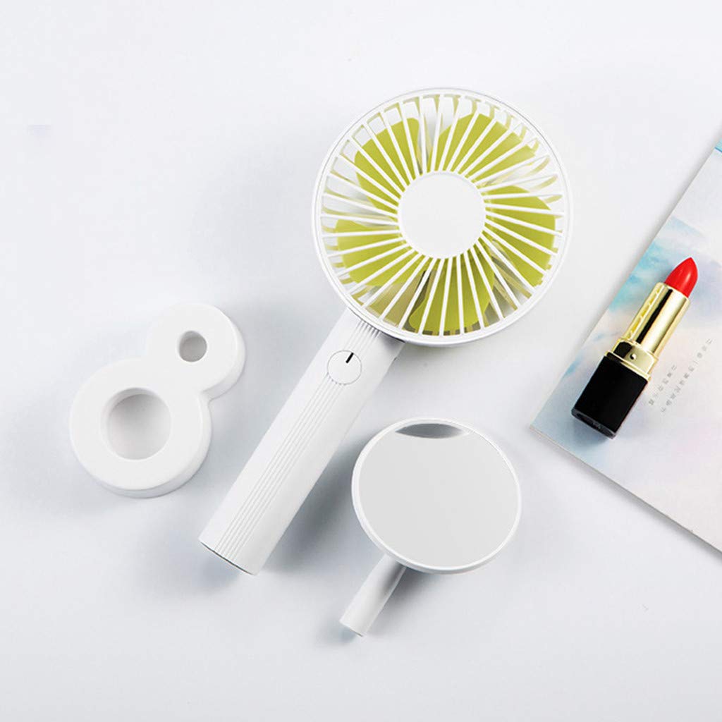 Younthone - Mini Ventilador portátil de Mano con batería de 2000 ...