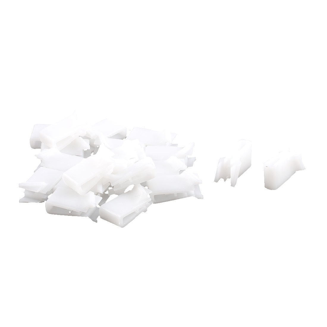 uxcell 20Pcs Off White Car Instrument Panel Dashboard Plastic Retainer Clip