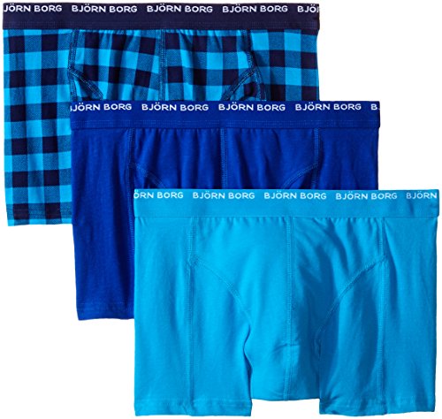 Bjorn Borg Men's 3-Pack Basic Check Trunk