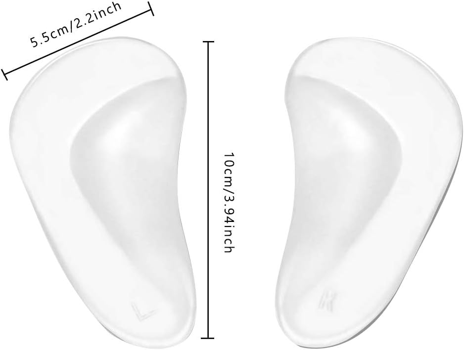4 works Clear Gel Arch Support Insoles - Image 3