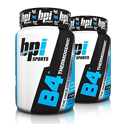 BPI Sports B4 The Once-Daily Fat Burner 710mg 30-Count MegaPack Pack of 2
