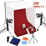 Emart 16 x 16 Inch Table Top Photo Photography Studio Lighting Light Shooting Tent Box Kit