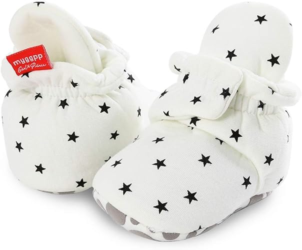 Amazon ラッコウ ソックスシューズ スリッパ 幼児 赤ちゃん 男の子 女の子 快適 グリッパー付き 滑り止め付き マルチ4 6 12months スリッパ ルームシューズ