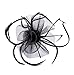 Fascinator Hat with Headband for Women Lady Black