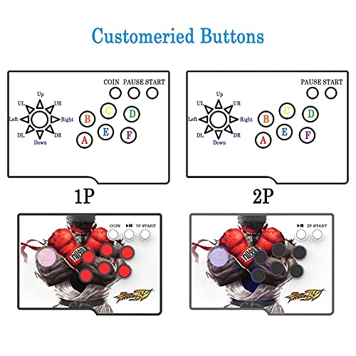 Jueapu 8706 Games in 1 3D Pandora Box Arcade Game Console,Install 8706