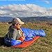 Hyke & Byke Eolus 15 F Hiking & Backpacking Sleeping Bag - 3 Season, 800FP Goose Down Sleeping Bag - Ultralight - Blue/Lime Green - 87in - Long