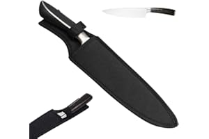 7"~8" Chef Knife Scabbard Sheath (Black Nylon)