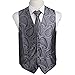 EGD2B.02 Marriage Paisley Microfiber Christmas Tuxedo Vest Necktie Set By Epoint