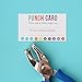 Punch Card - Incentive Loyalty Reward Cards - Business Card Size 3.5 x 2 Inches - Pack of 50