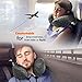 ZAMAT Travel Pillow, Comfortable Memory Foam Neck Pillow, Adjustable Camping Car Train Flight Airplane Pillow, Full Chin Head Support, Breathable Case Cover, Travel Kit with Sleep Mask, 2 Earplugs