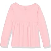 The Children's Place Girls and Toddler Long Sleeve Everyday Casual Knit Shirt